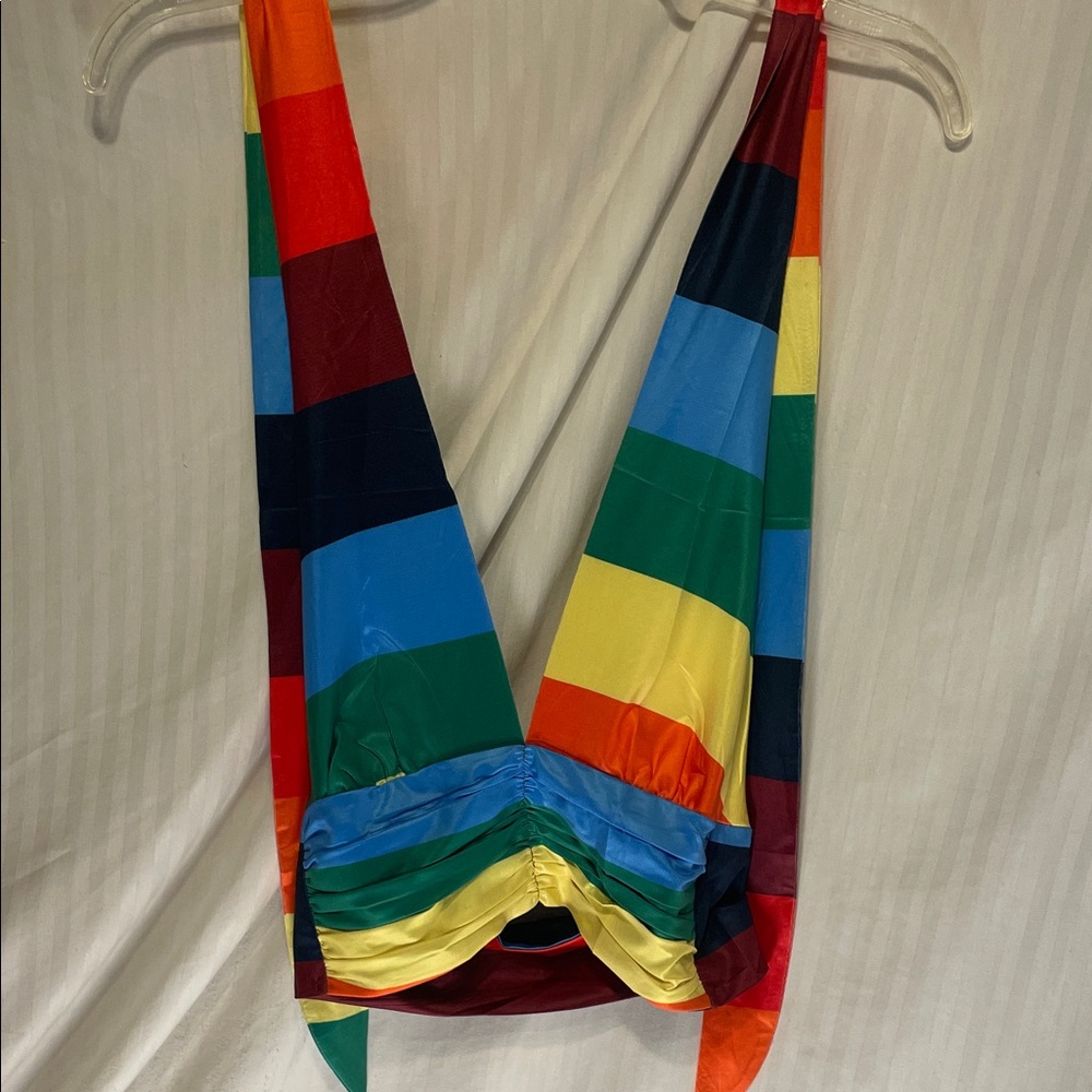 Rainbow Women's Swimsuit Top